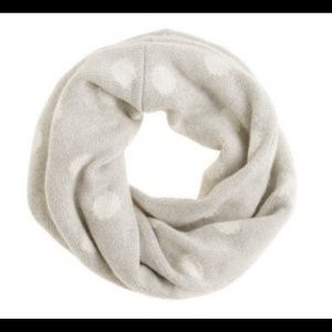 JCREW Polka Dot Infinity Scarf / Snood